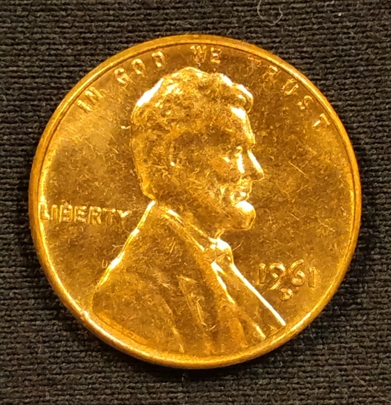 🔥1961 D Over Horizontal D Lincoln Penny,🔥 In Excellent Condition!!!💯 - Picture 1 of 8